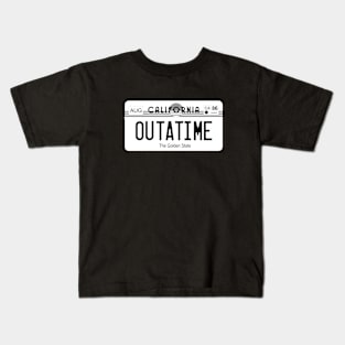 Outatime black version Kids T-Shirt